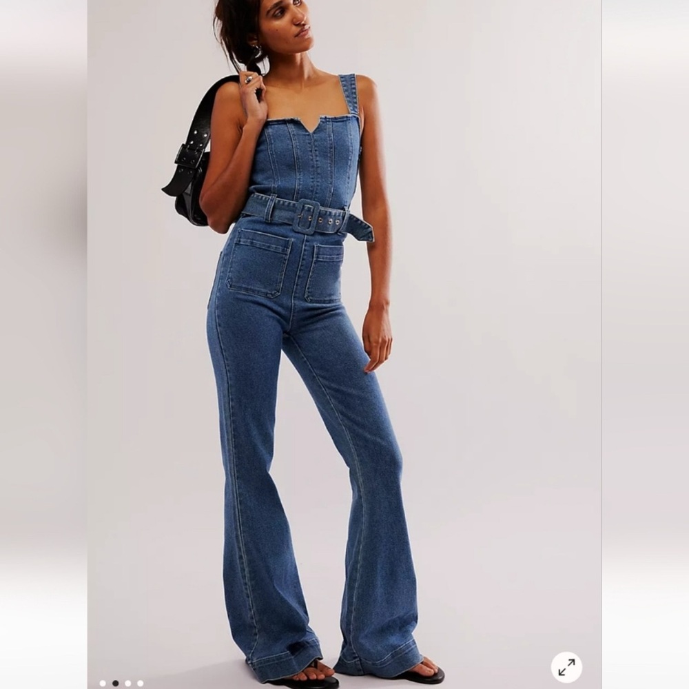 NWT Show Me Your Mumu Crossroads Jumpsuit FREE PEOPLE - Picture 2 of 9
